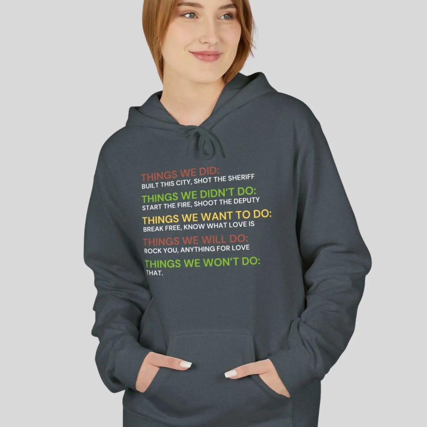 Things We Did Hoodie - Hoodie