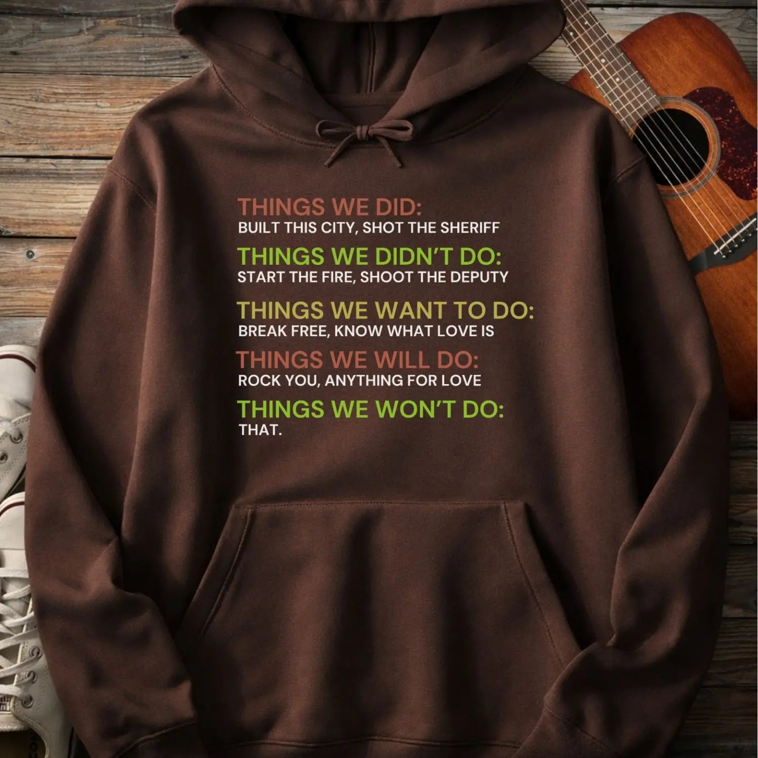 Things We Did Hoodie - Cocoa / S - Hoodie