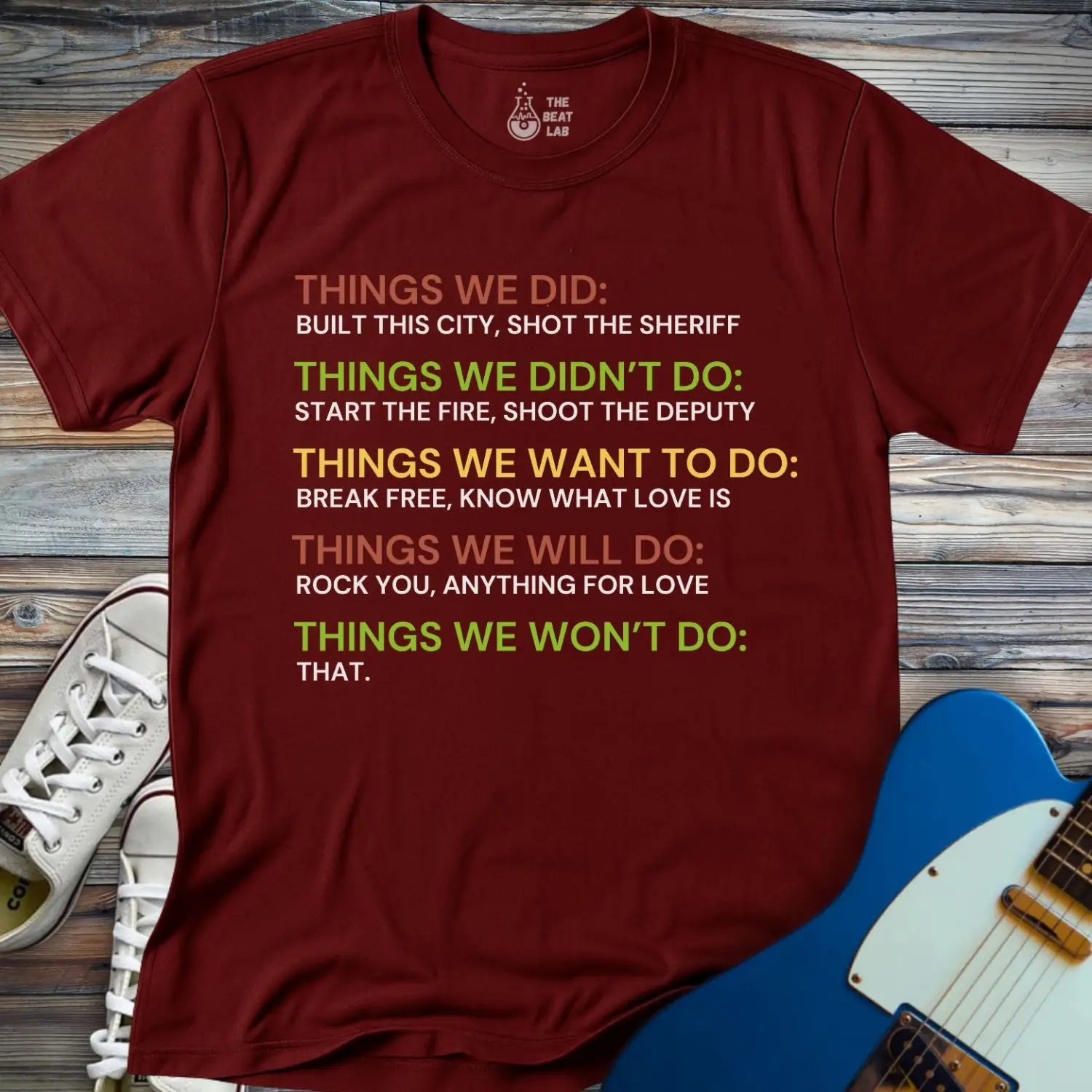 Things We Did (I) T-shirt - T-Shirt