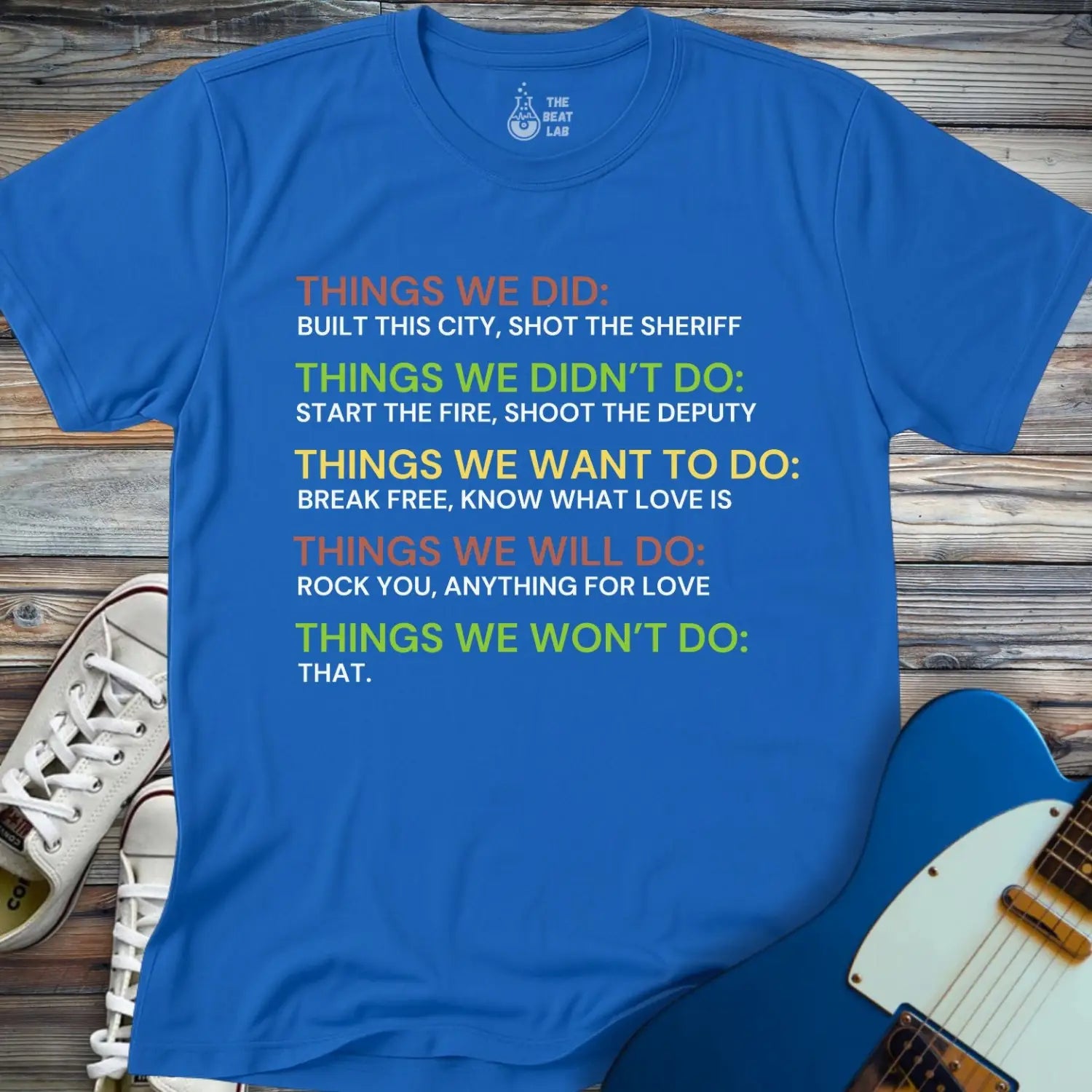 Things We Did (I) T-shirt - T-Shirt