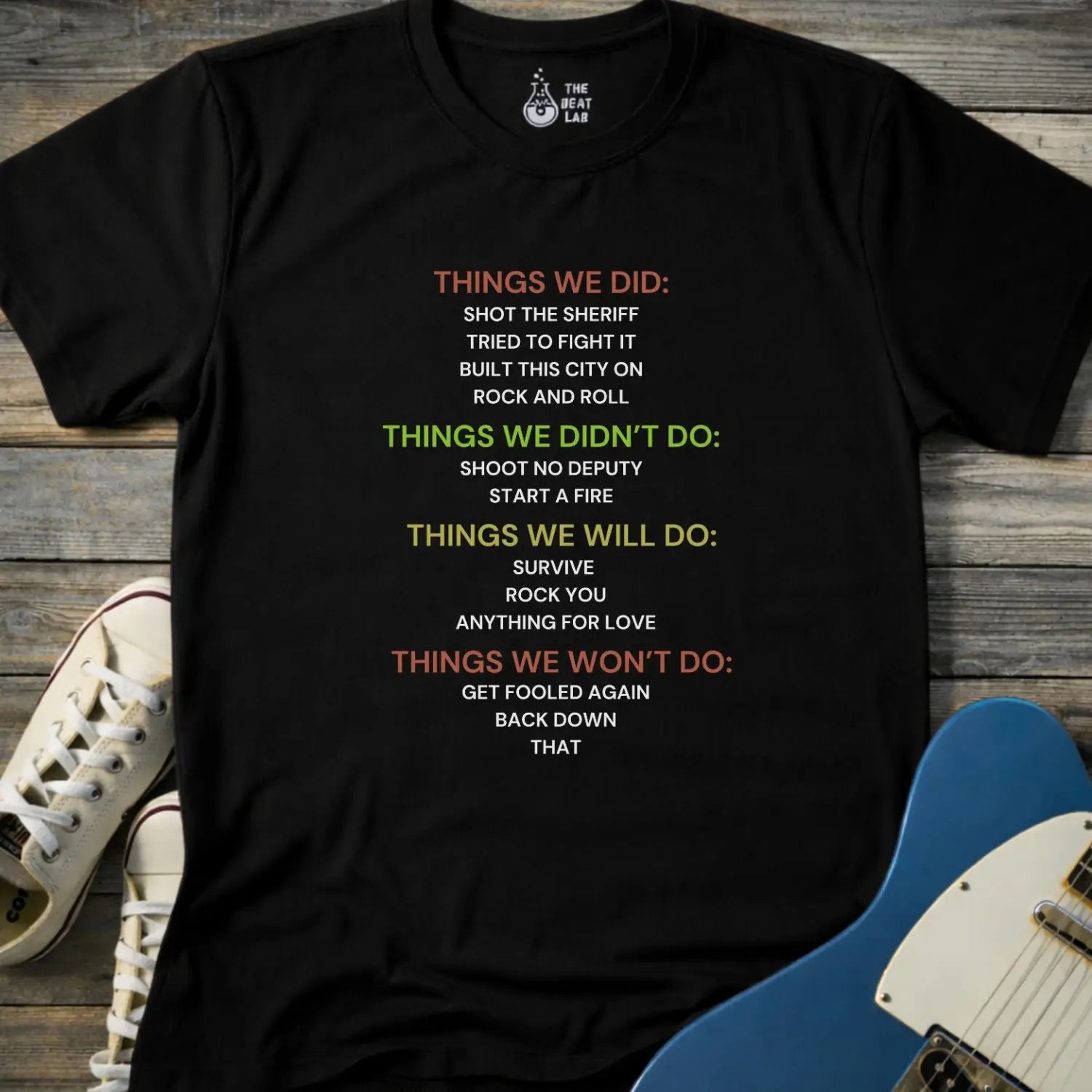 Things We Did (II) T-shirt - Black / S - T-Shirt
