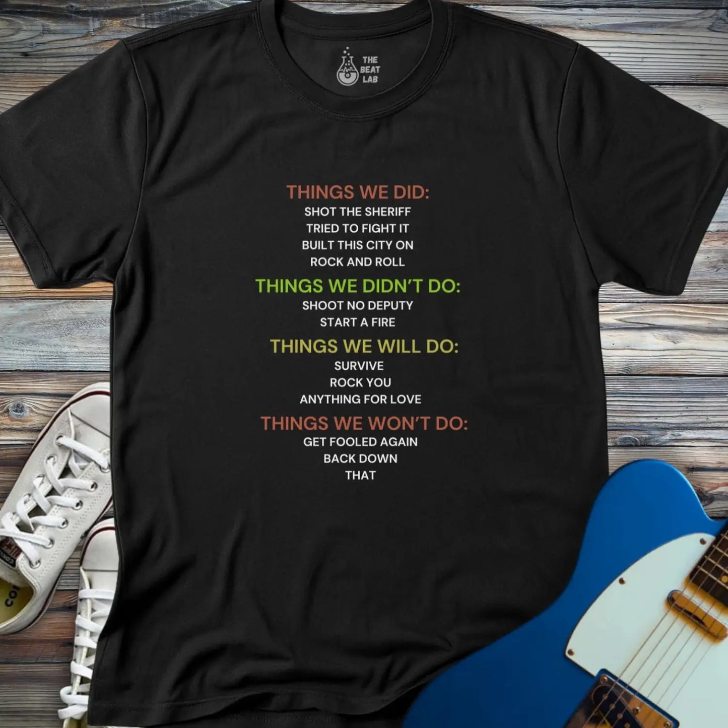 Things We Did (II) T-shirt - Black / S - T-Shirt