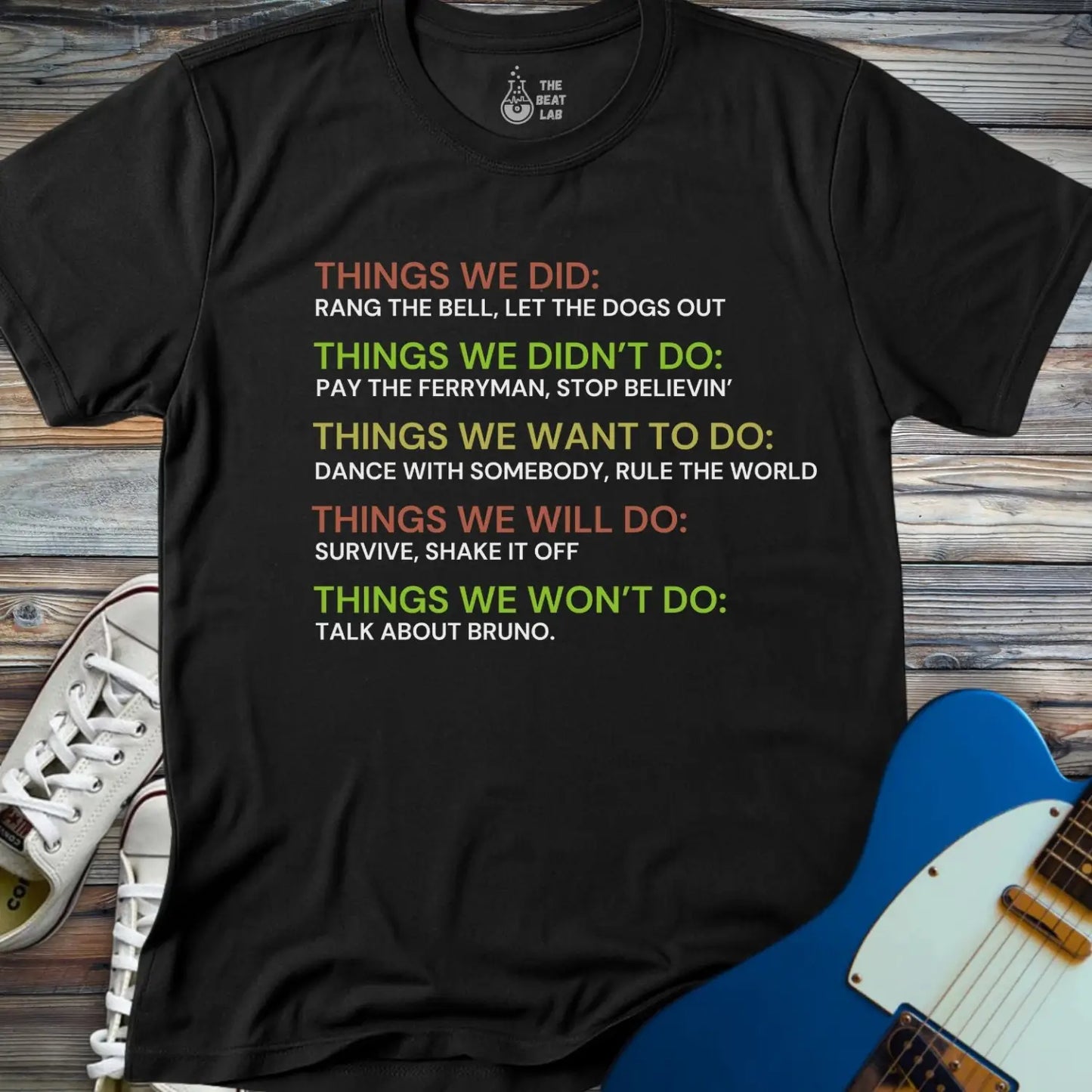 Things We Did (II) T-shirt - Black / S - T-Shirt
