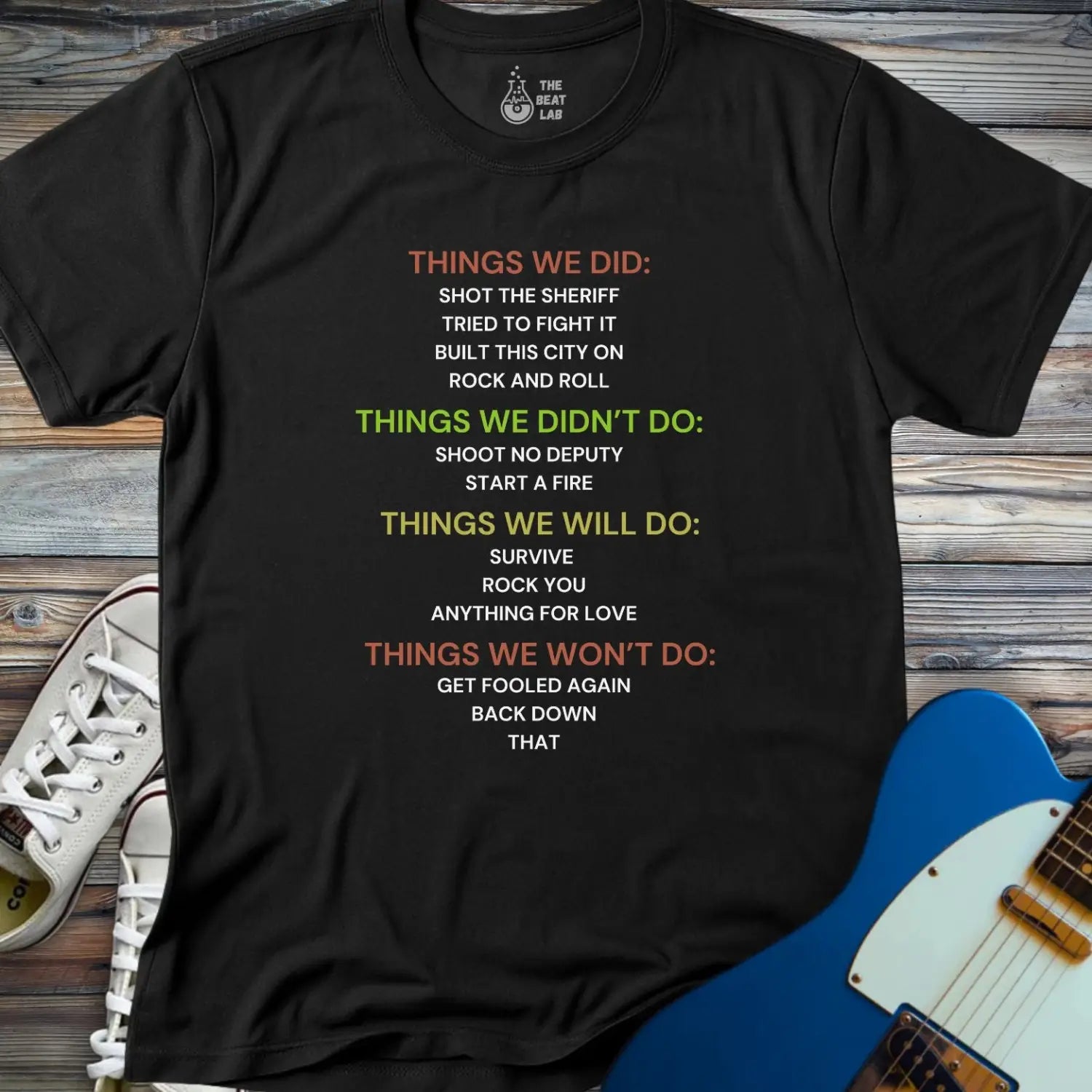 Things We Did (III) T-shirt - Black / S - T-Shirt