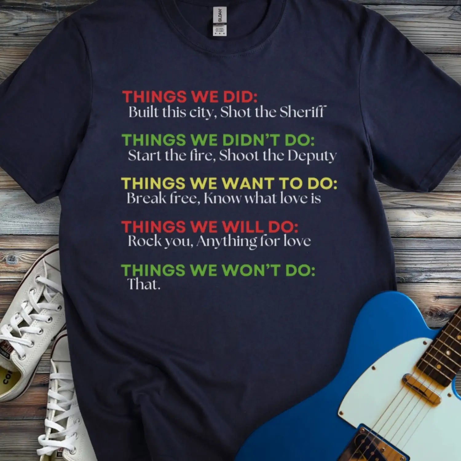 Things We Did (IV) T-shirt Navy