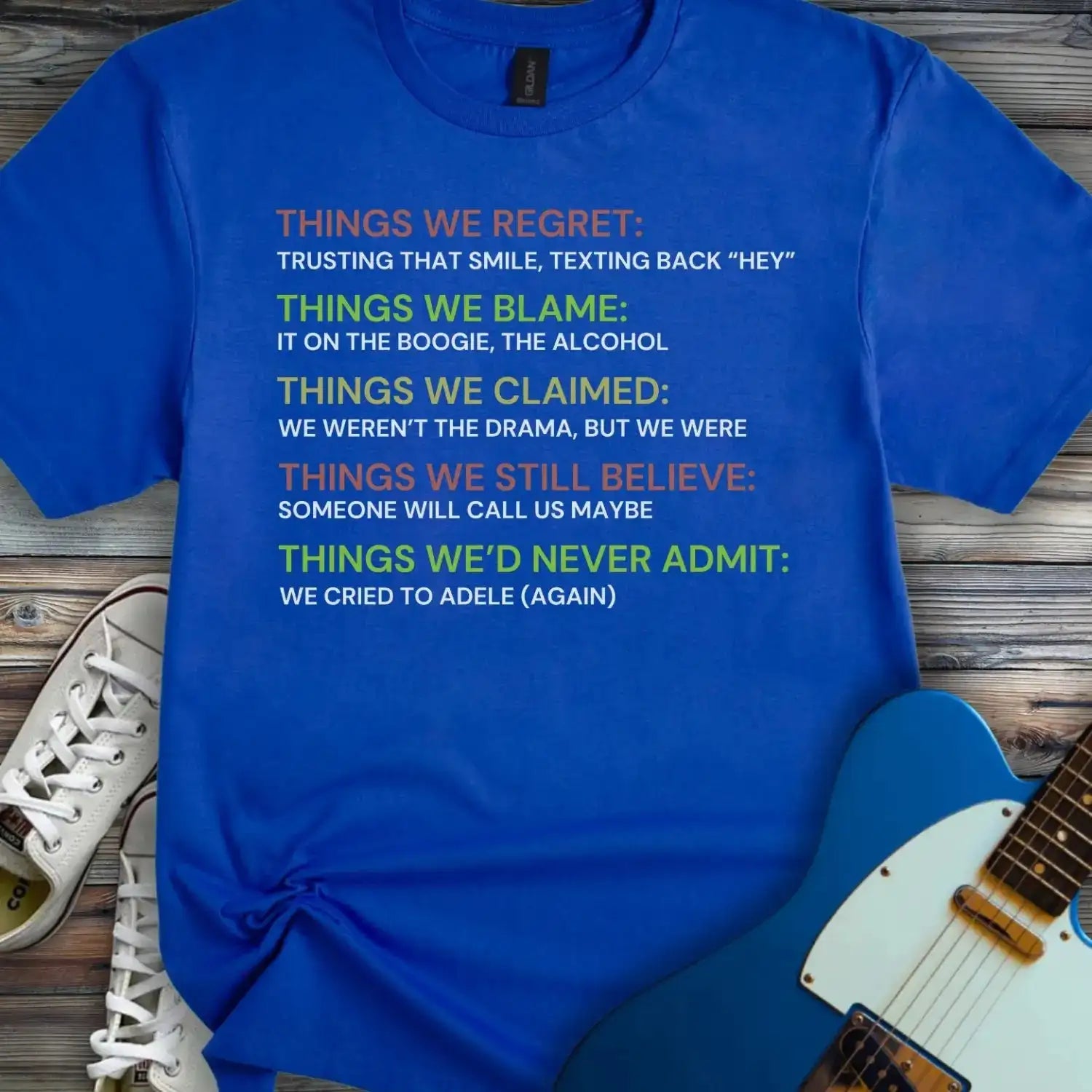 Things we regret T-shirt Royal
