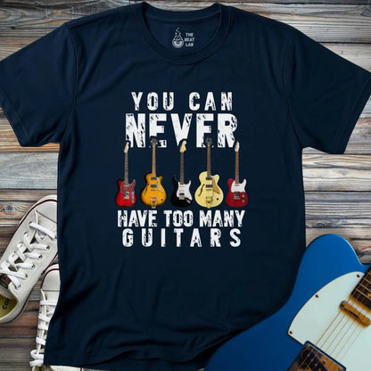 Too Many Guitars T-shirt - T-Shirt