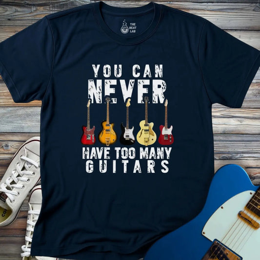Too Many Guitars T-shirt - T-Shirt