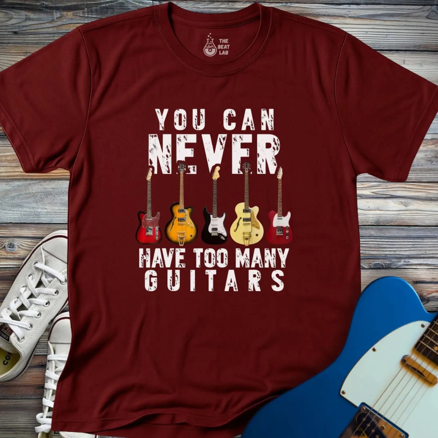 Too Many Guitars T-shirt - T-Shirt