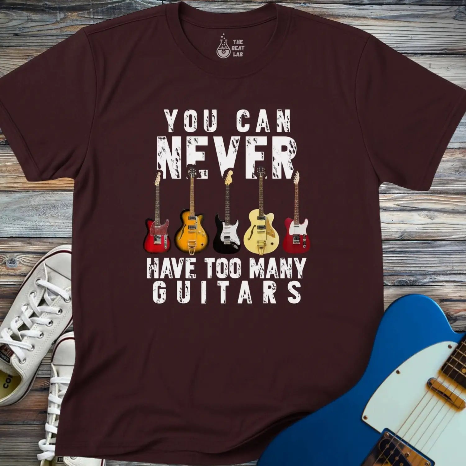 Too Many Guitars T-shirt - T-Shirt