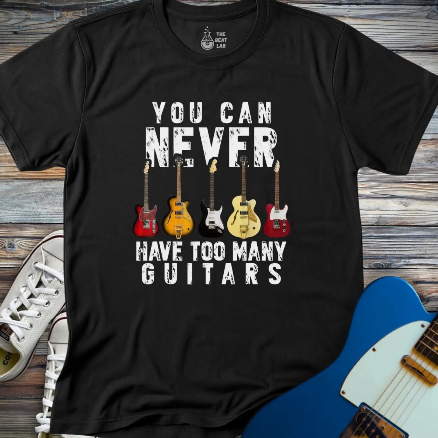 Too Many Guitars T-shirt - T-Shirt