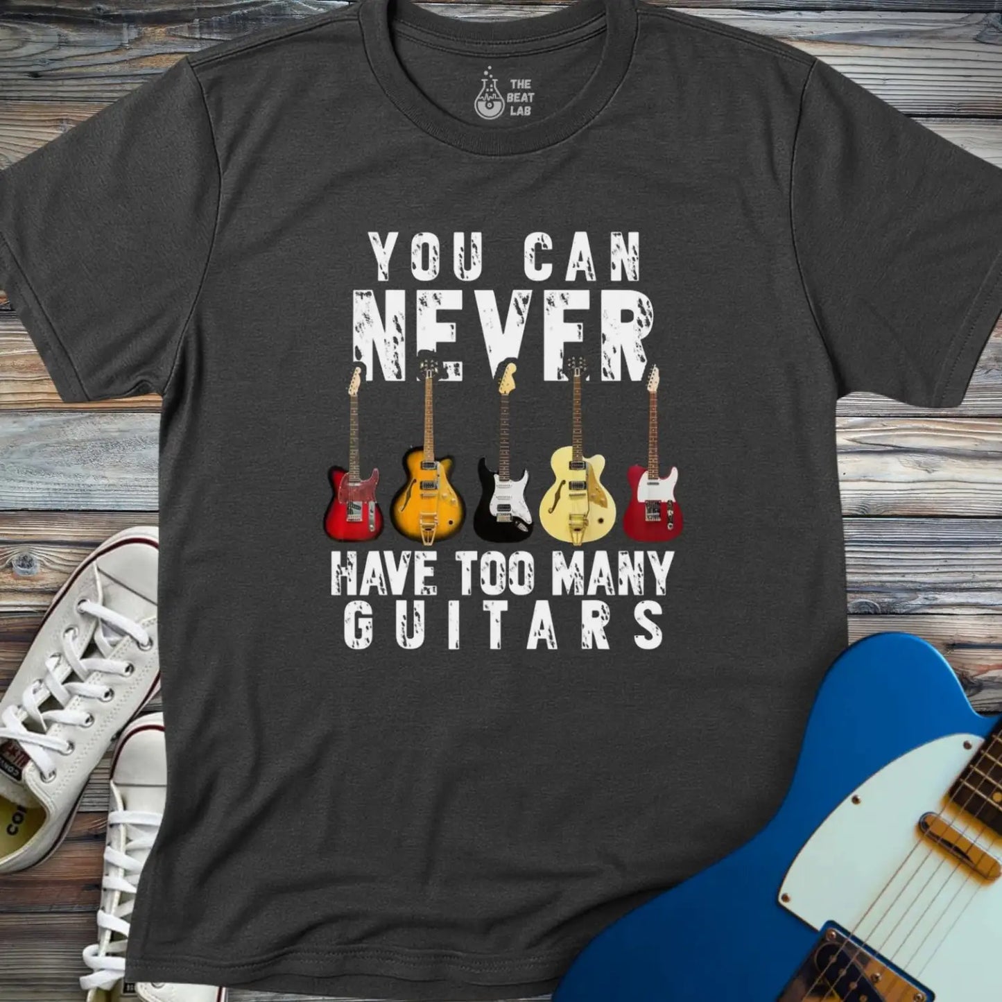 Too Many Guitars T-shirt - T-Shirt