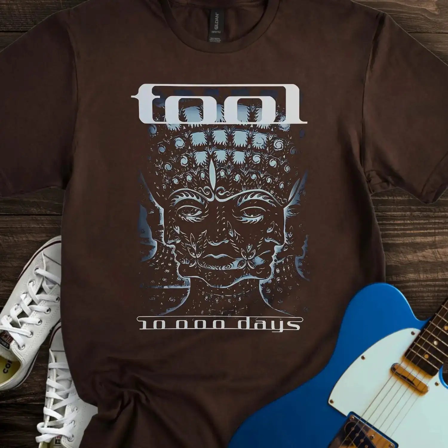 Tool 10 000 Days T-shirt Dark Chocolate
