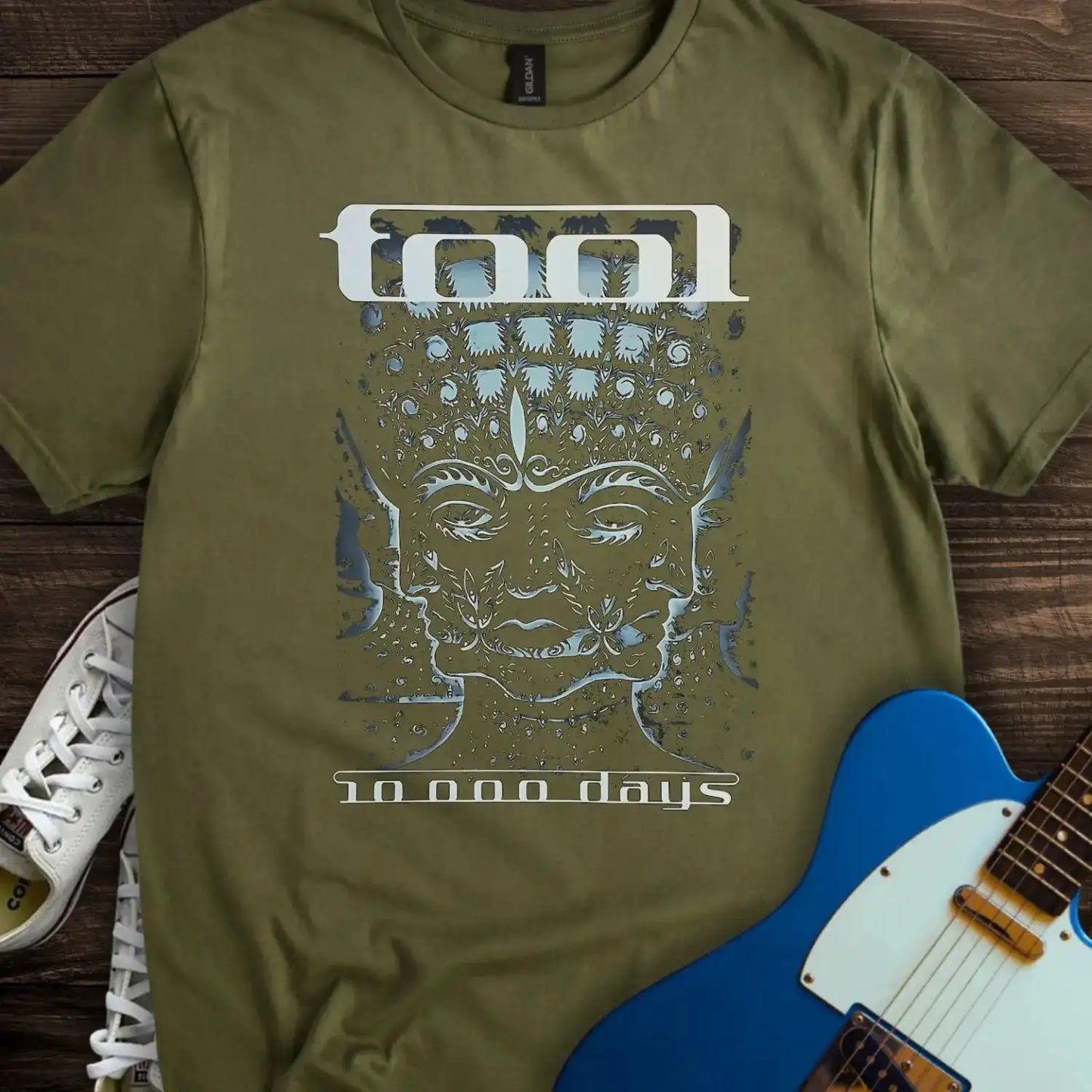 Tool 10 000 Days T-shirt Military Green