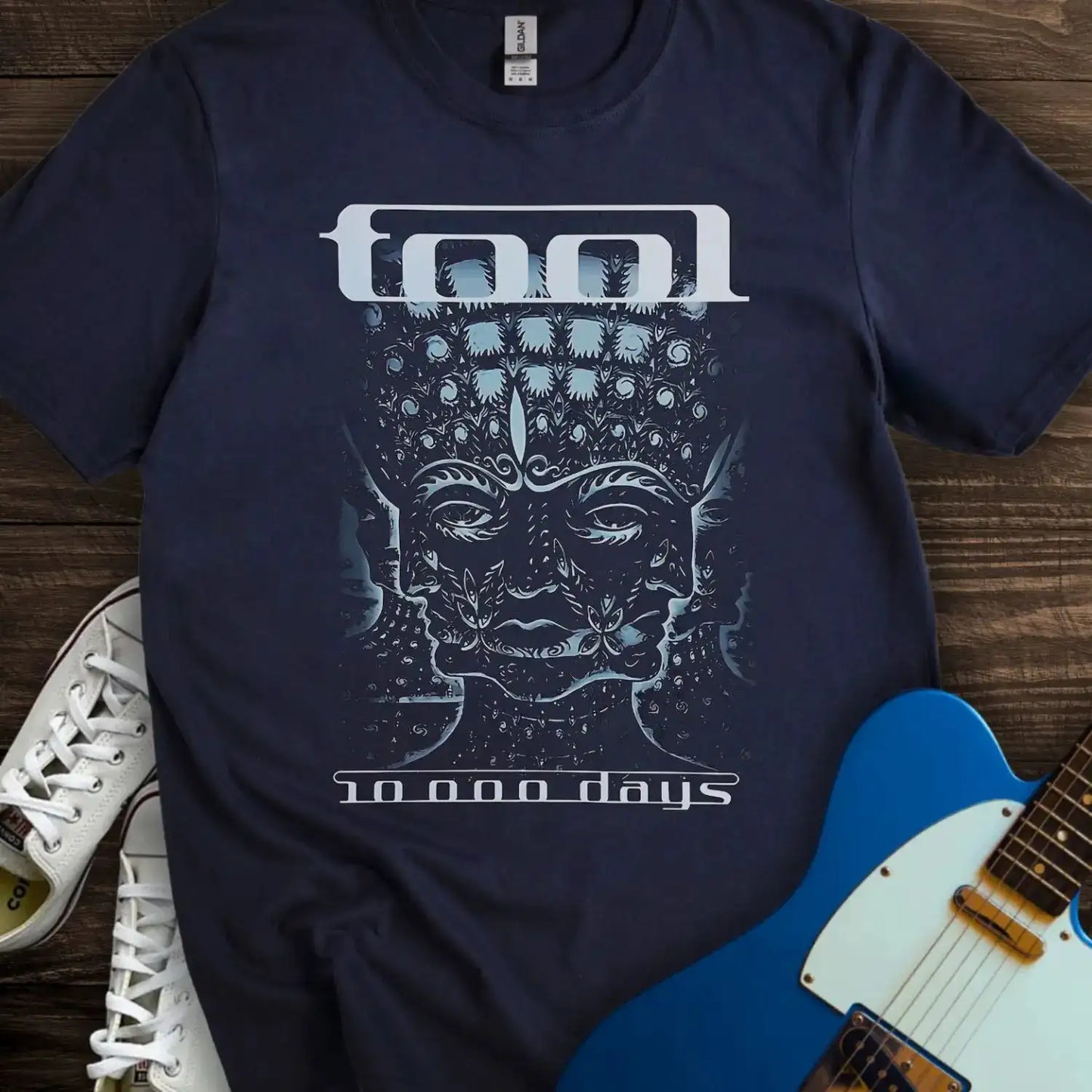 Tool 10 000 Days T-shirt Navy