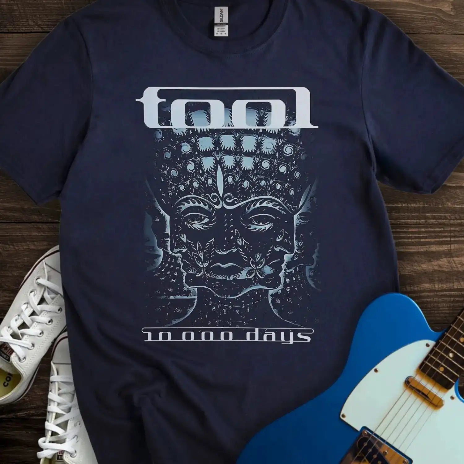 Tool 10 000 Days T-shirt Navy
