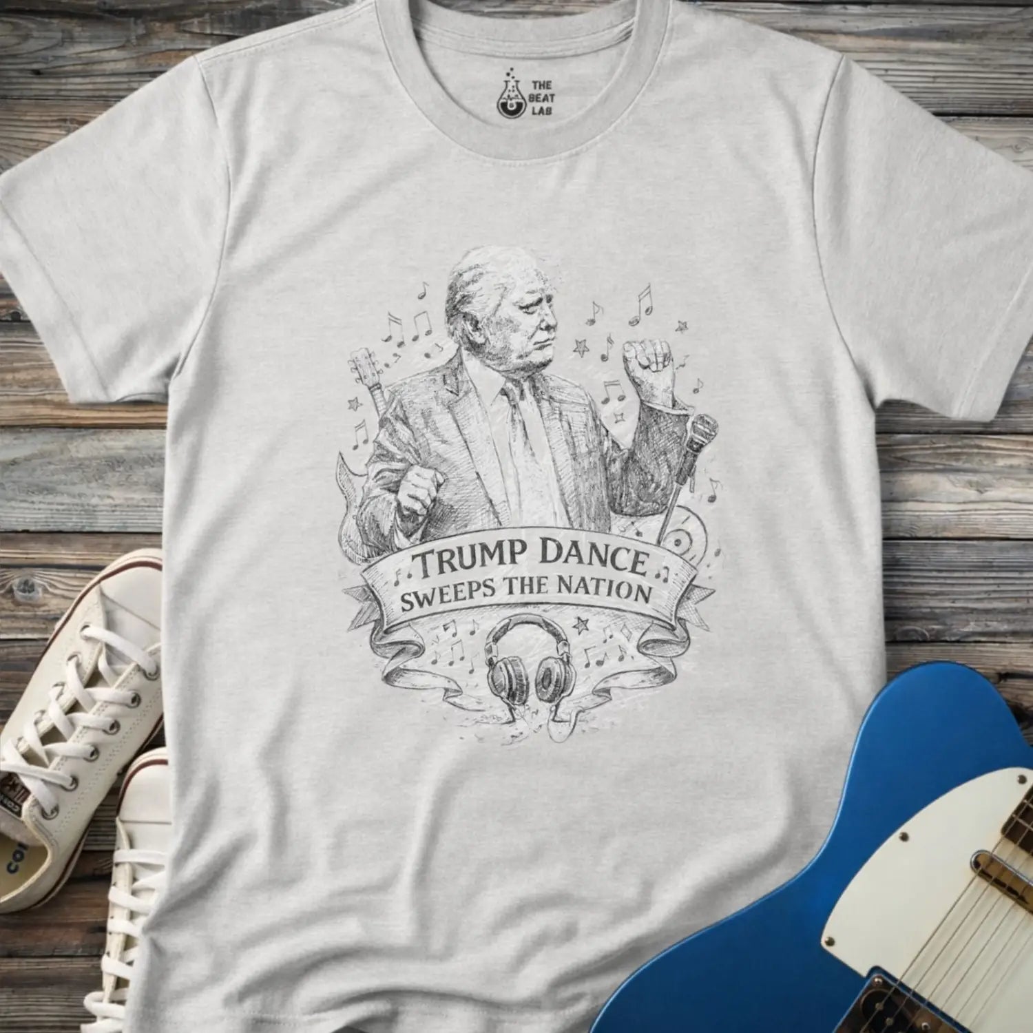 Trump Dance T-shirt - Sport Grey / S - T-Shirt