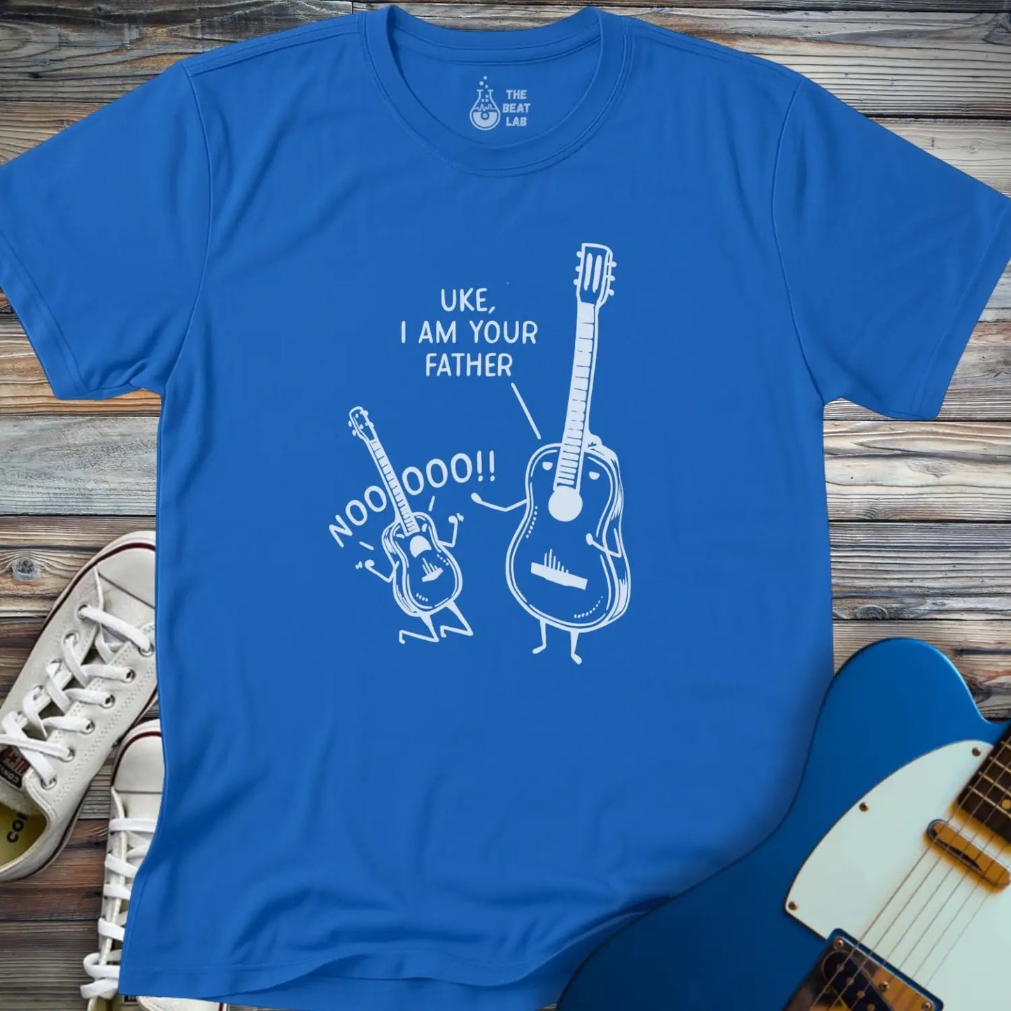 Uke I am Your Father (I) T-shirt - Royal / S - T-Shirt
