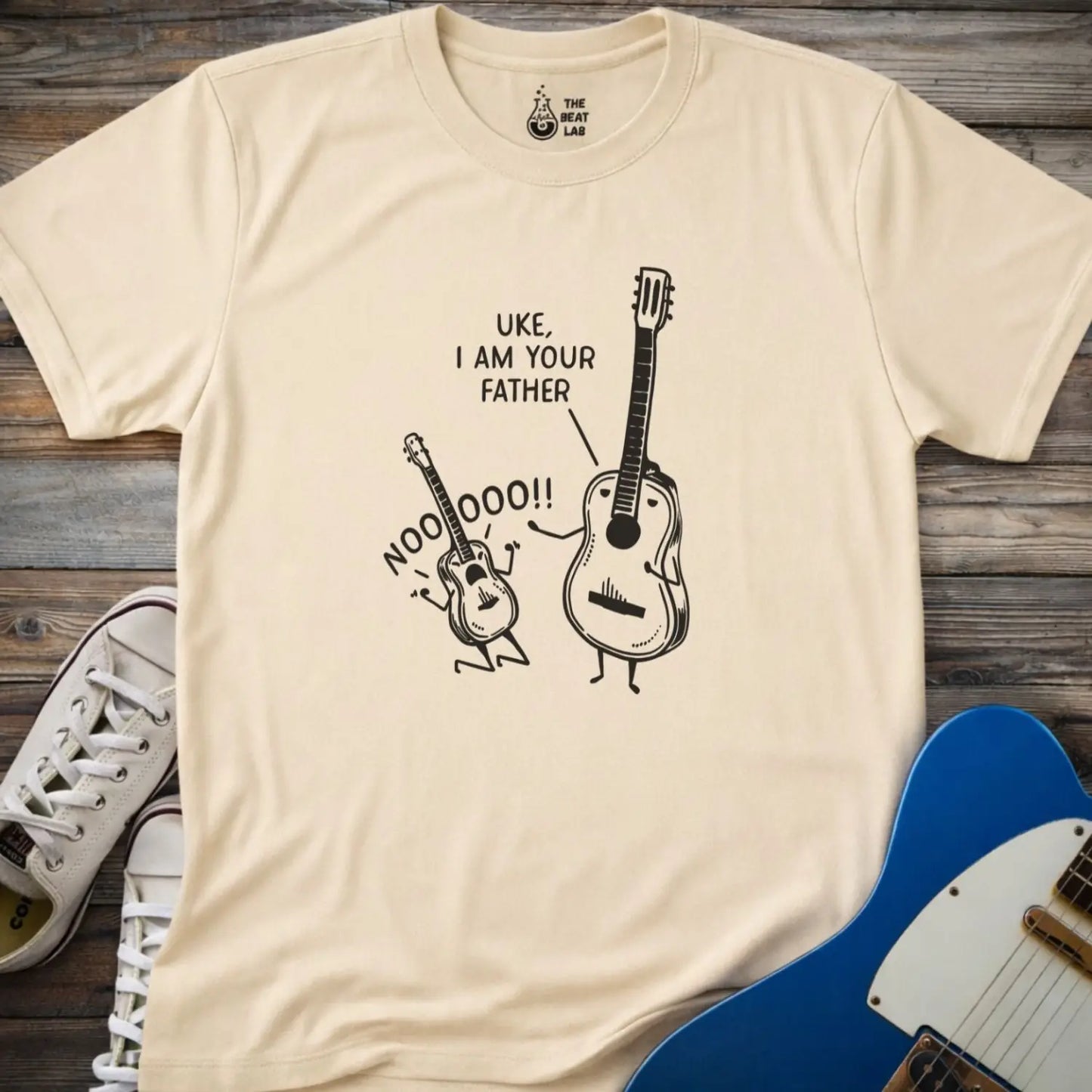 Uke I am Your Father (I) T-shirt - Sand / S - T-Shirt