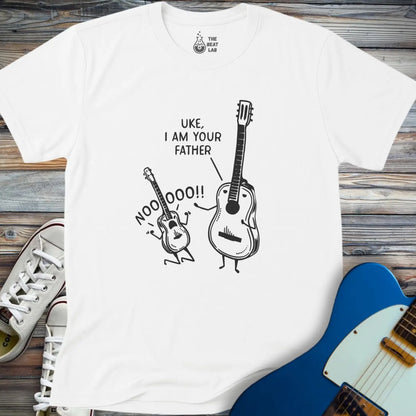 Uke I am Your Father (I) T-shirt - White / S - T-Shirt