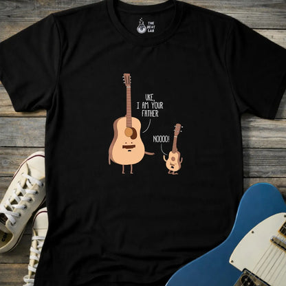 Uke I am Your Father (II) T-shirt - Black / S - T-Shirt