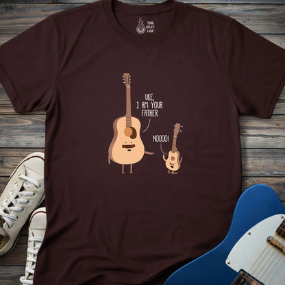 Uke I am Your Father (II) T-shirt - Dark Chocolate / S - T-Shirt