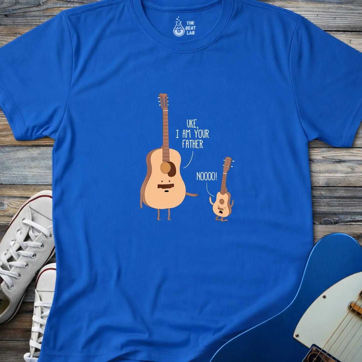 Uke I am Your Father (II) T-shirt - Royal / S - T-Shirt