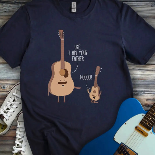 Uke I Am Your Father T-shirt Navy