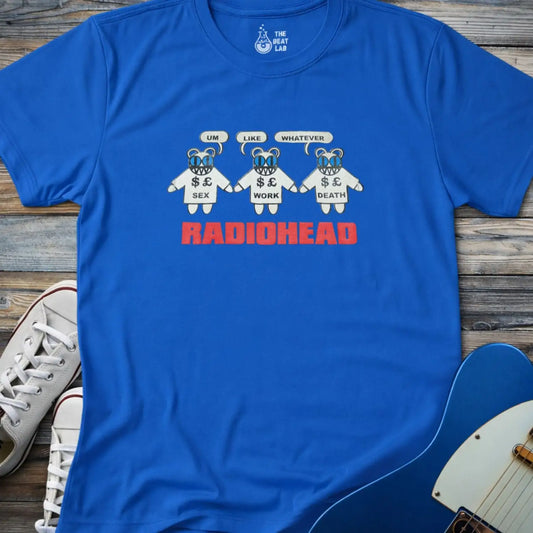 Um Like Whatever T-shirt - Royal / S - T-Shirt