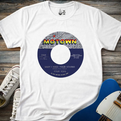Vintage Motown Record T-shirt - White / S - T-Shirt