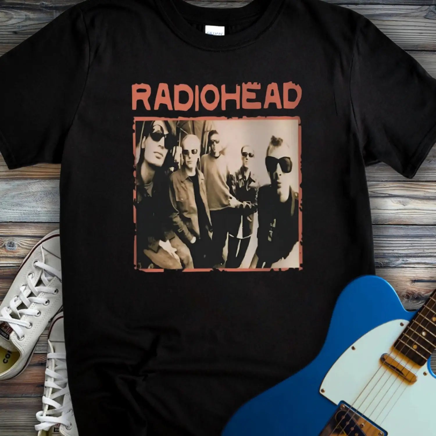 Vintage Radiohead Band T-shirt - Black / S - T-Shirt