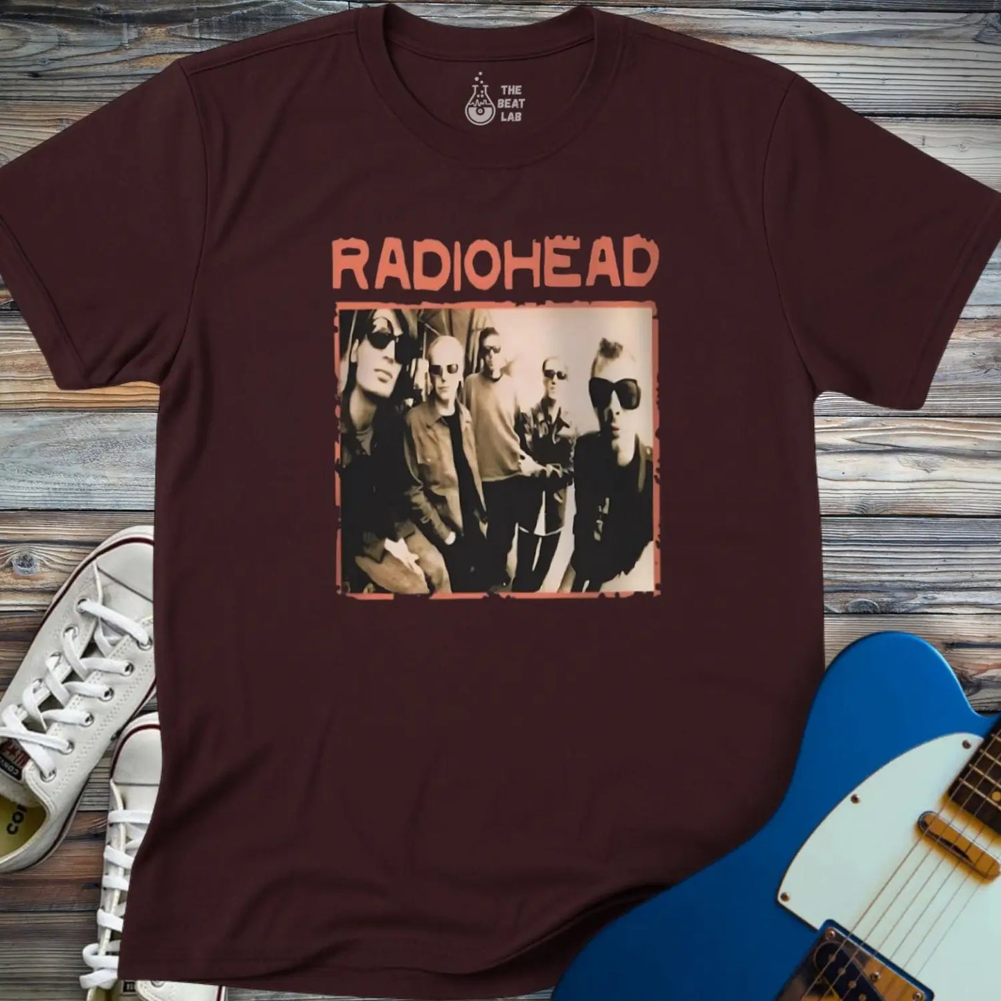 Vintage Radiohead Band T-shirt - Dark Chocolate / S - T-Shirt
