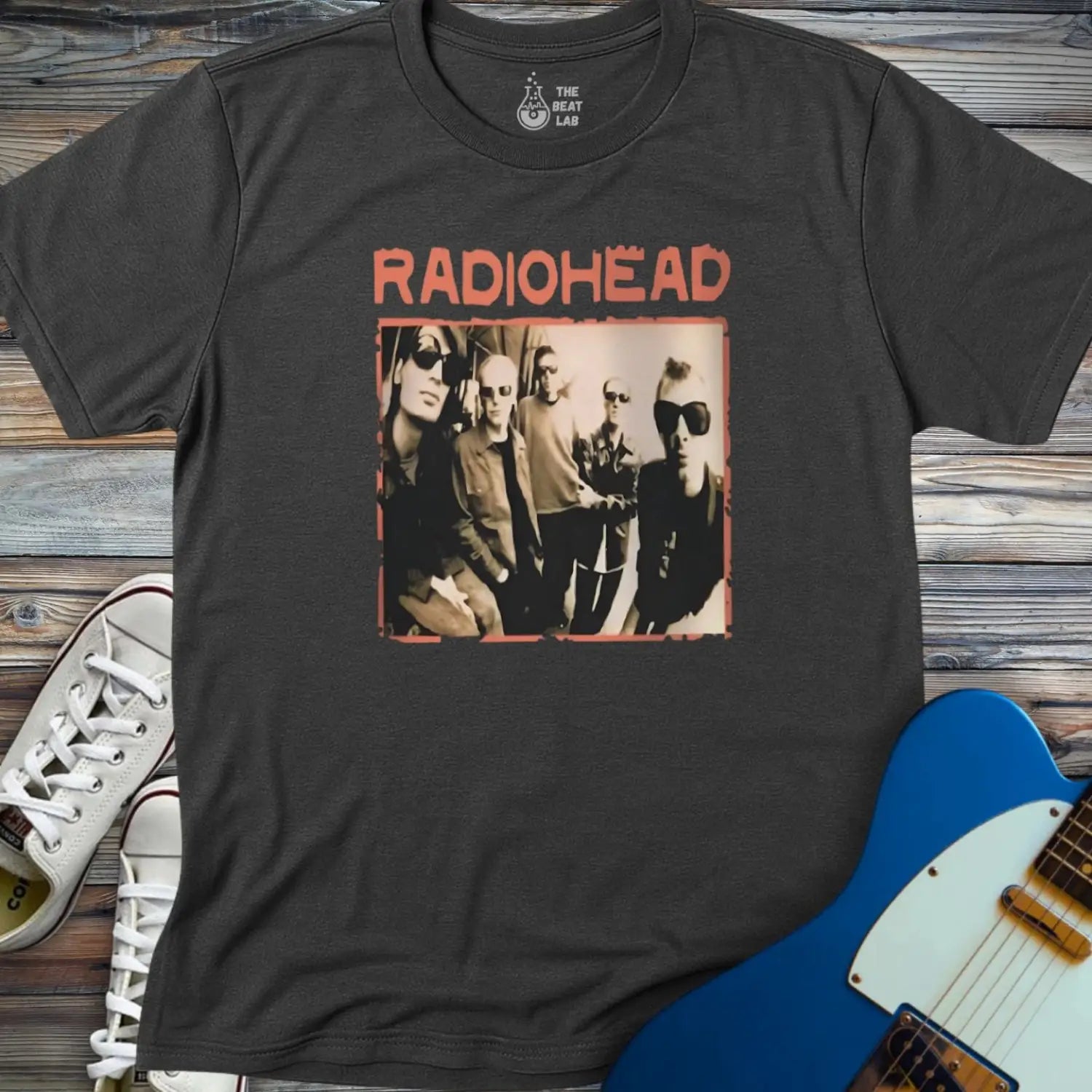 Vintage Radiohead Band T-shirt - Dark Heather Grey / S - T-Shirt
