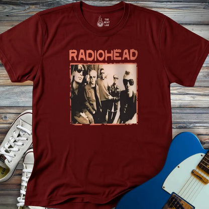 Vintage Radiohead Band T-shirt - Maroon / S - T-Shirt