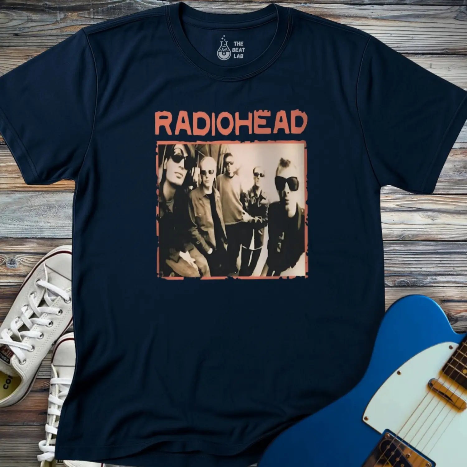Vintage Radiohead Band T-shirt - Navy / S - T-Shirt
