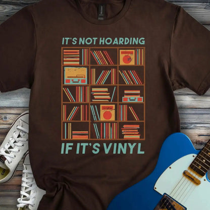 Vinyl ≠ Hoarding T-shirt Dark Chocolate