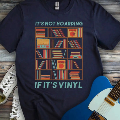 Vinyl ≠ Hoarding T-shirt Navy