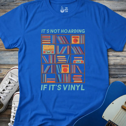 Vinyl ≠ Hoarding T-shirt - Royal / S - T-Shirt