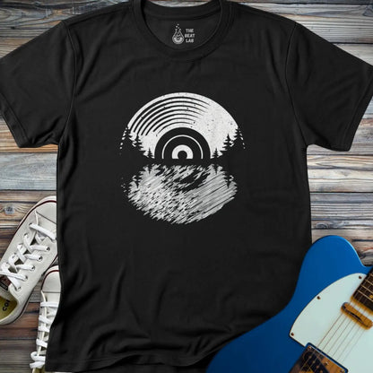 Vinyl Nature T-shirt - Black / S - T-Shirt