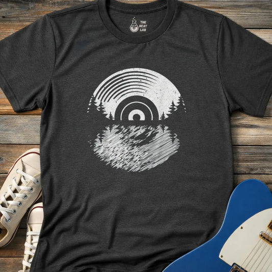 Vinyl Nature T-shirt - Dark Heather Grey / S - T-Shirt
