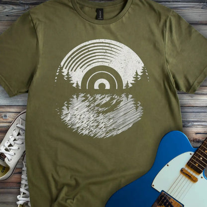 Vinyl Nature T-shirt Military Green