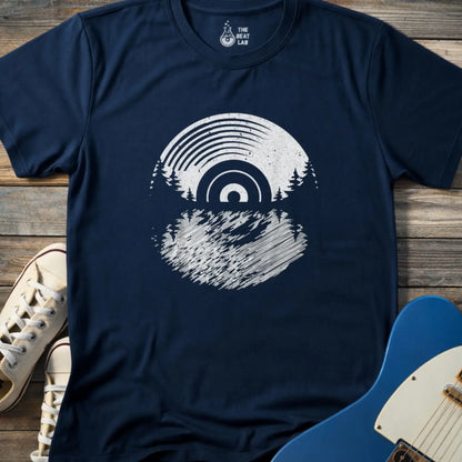 Vinyl Nature T-shirt - Navy / S - T-Shirt