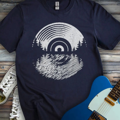 Vinyl Nature T-shirt Navy