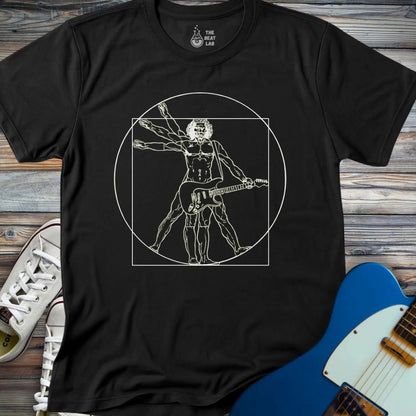 Vitruvian Rocker T-shirt - Black / S - T-Shirt