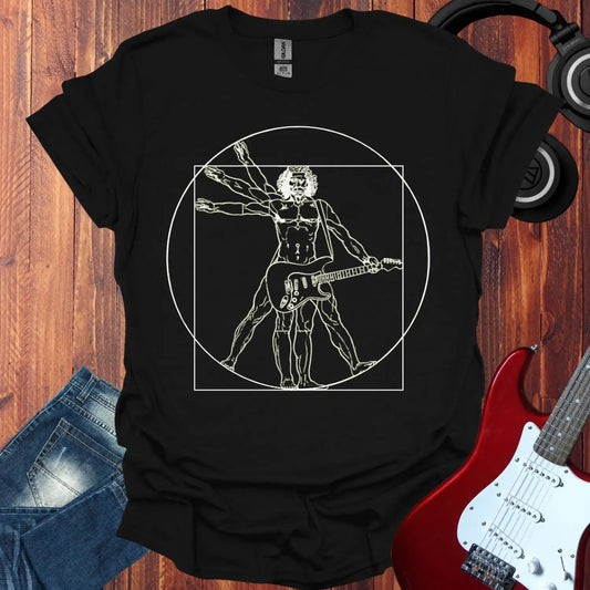 Vitruvian Rocker T-shirt Black