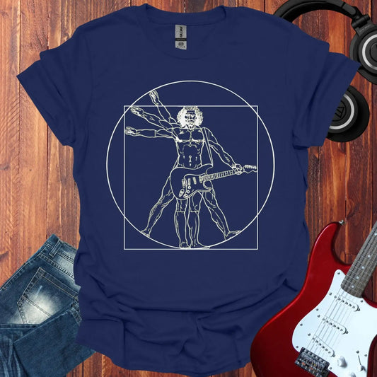 Vitruvian Rocker T-shirt Navy