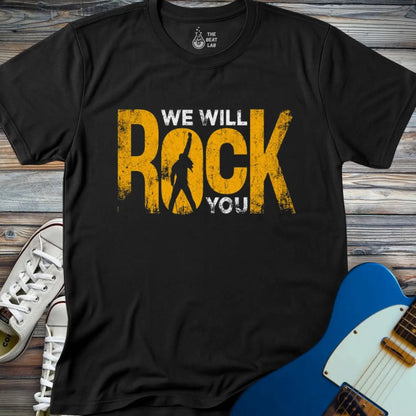 We Will Rock You T-shirt - Black / S - T-Shirt
