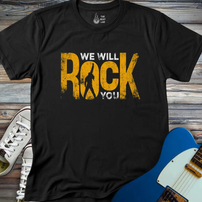 We Will Rock You T-shirt - Black / S - T-Shirt