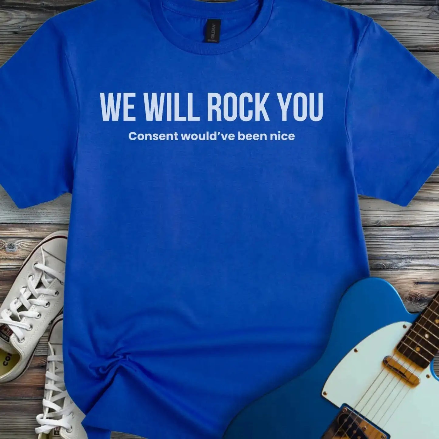 We Will Rock You T-shirt Royal
