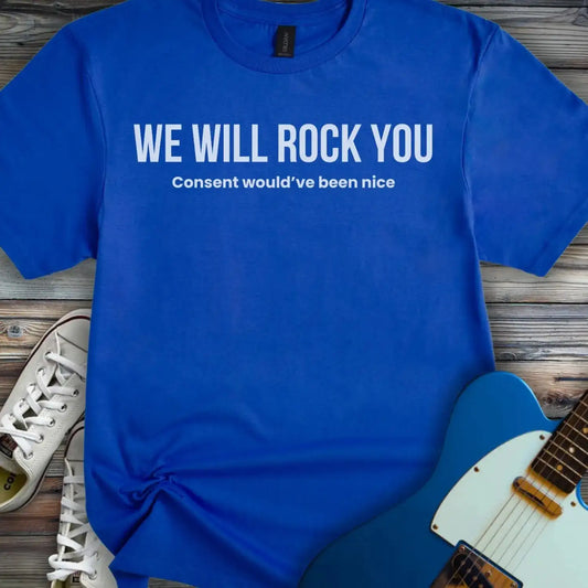 We Will Rock You T-shirt Royal